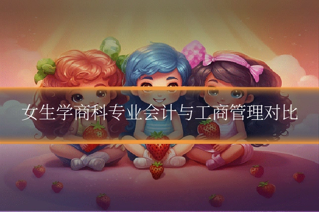 女生学商科专业会计与工商管理对比