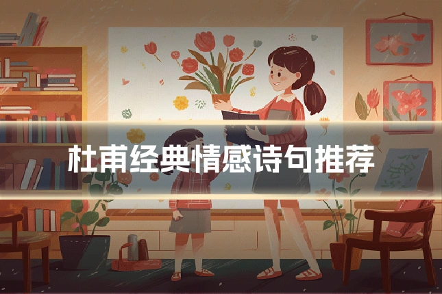 杜甫经典情感诗句推荐