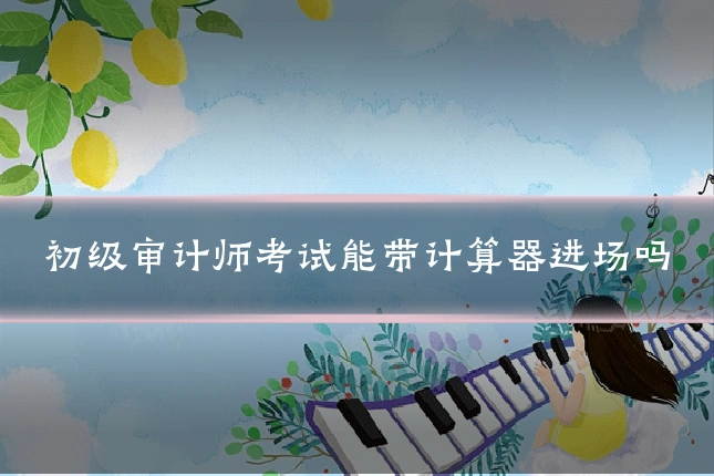 初级审计师考试能带计算器进场吗