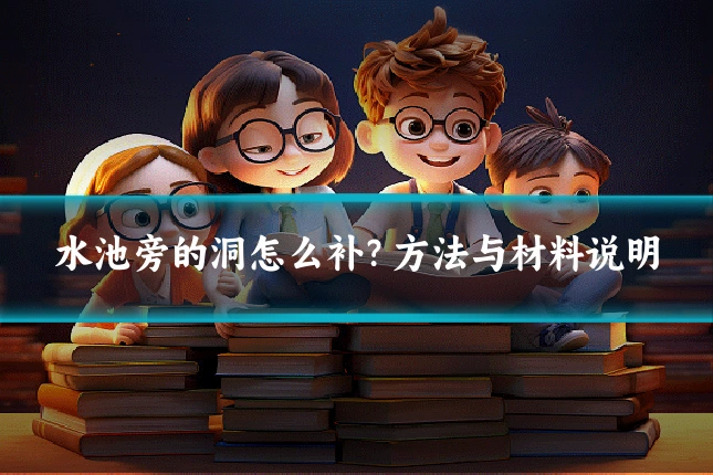 水池旁的洞怎么补？方法与材料说明