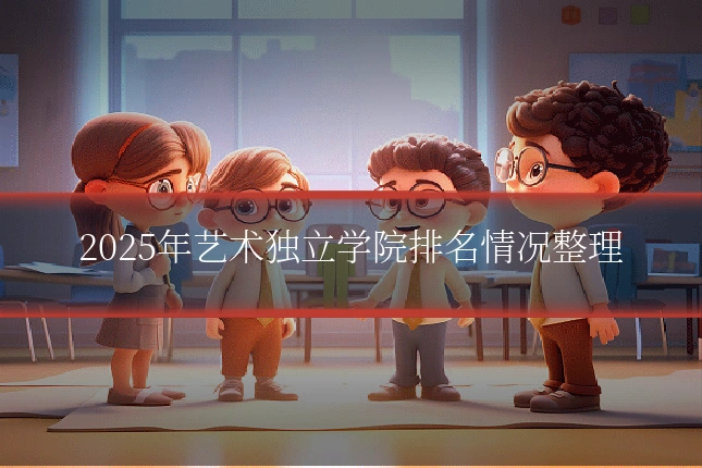 2025年艺术独立学院排名情况整理