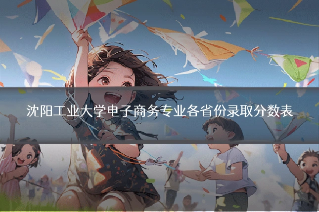 沈阳工业大学电子商务专业各省份录取分数表