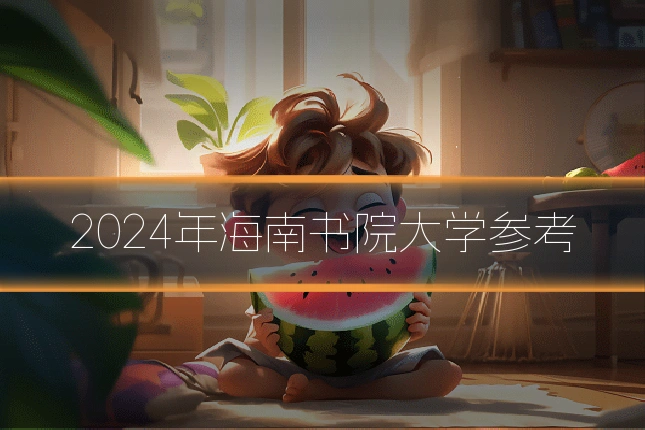 2024年海南书院大学参考