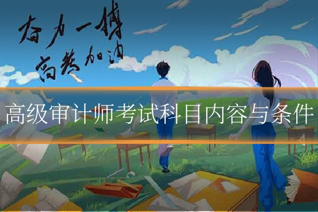 高级审计师考试科目内容与条件