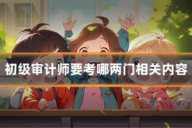初级审计师要考哪两门相关内容