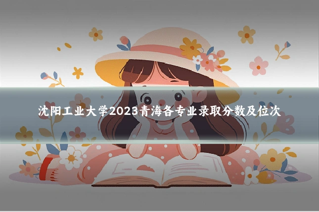 沈阳工业大学2023青海各专业录取分数及位次