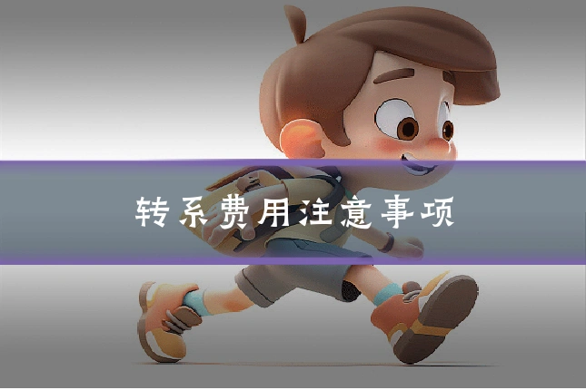 转系费用注意事项