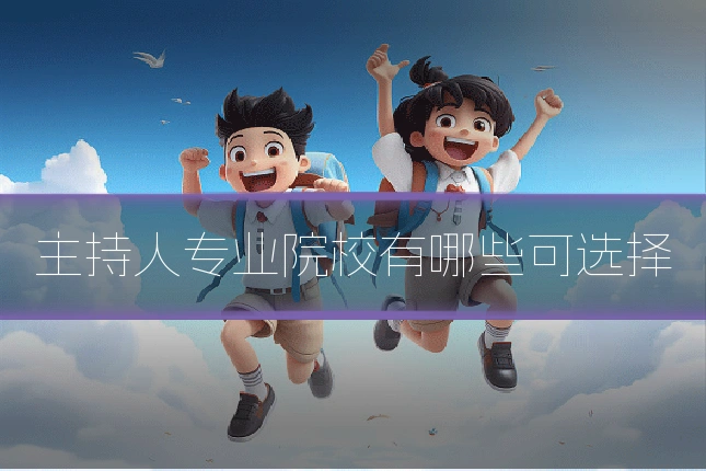 主持人专业院校有哪些可选择