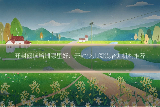 开封阅读培训哪里好：开封少儿阅读培训机构推荐