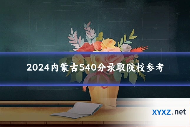 2024内蒙古540分录取院校参考