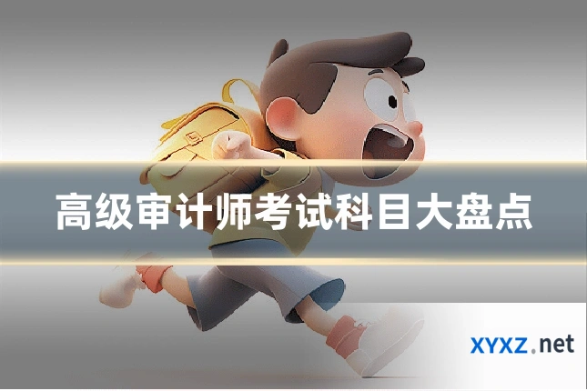 高级审计师考试科目大盘点