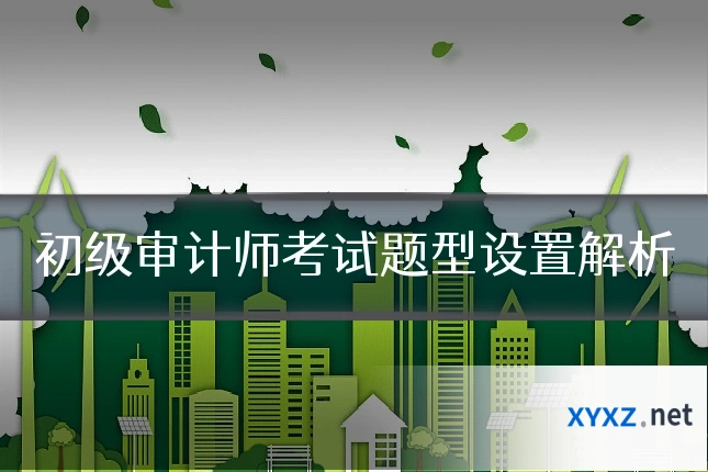 初级审计师考试题型设置解析