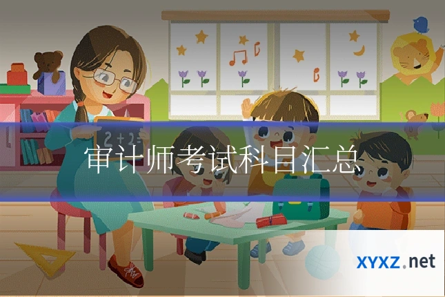 审计师考试科目汇总