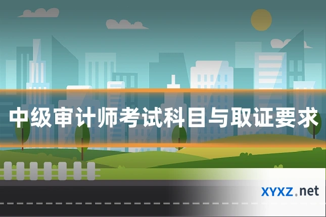 中级审计师考试科目与取证要求