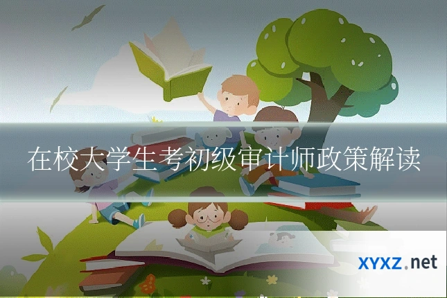 在校大学生考初级审计师政策解读