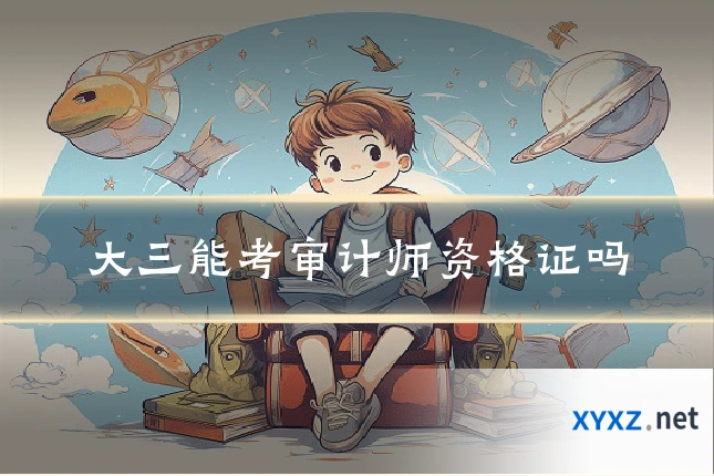 大三能考审计师资格证吗
