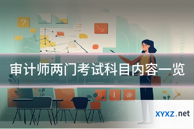 审计师两门考试科目内容一览