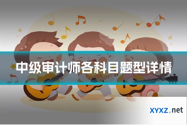 中级审计师各科目题型详情
