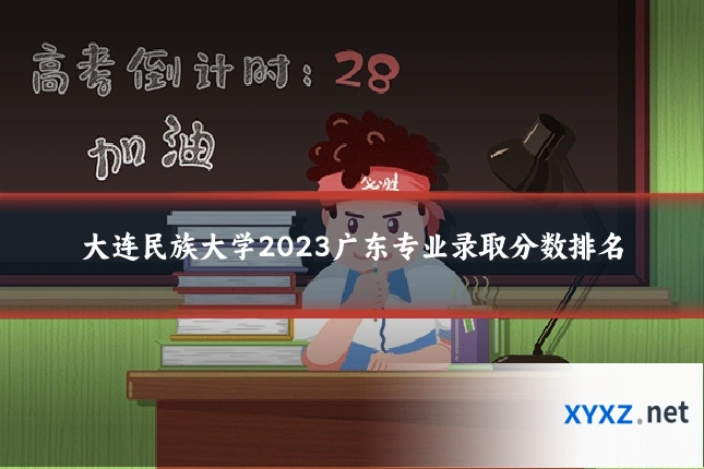 大连民族大学2023广东专业录取分数排名