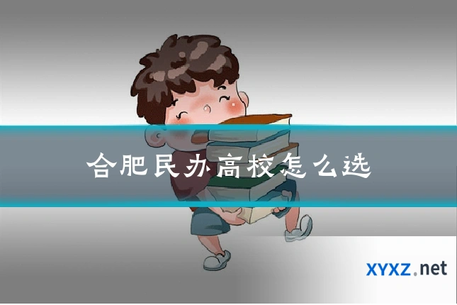合肥民办高校怎么选