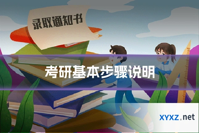 考研基本步骤说明