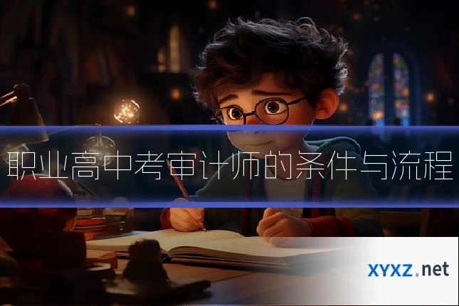 职业高中考审计师的条件与流程