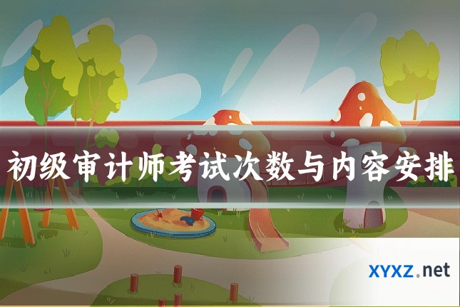 初级审计师考试次数与内容安排