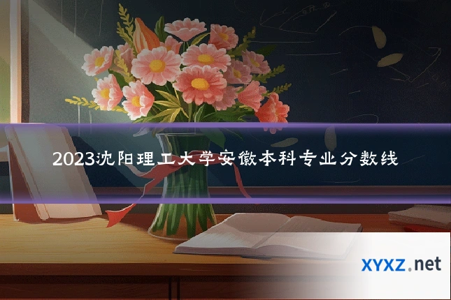 2023沈阳理工大学安徽本科专业分数线