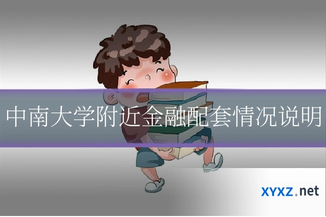 中南大学附近金融配套情况说明