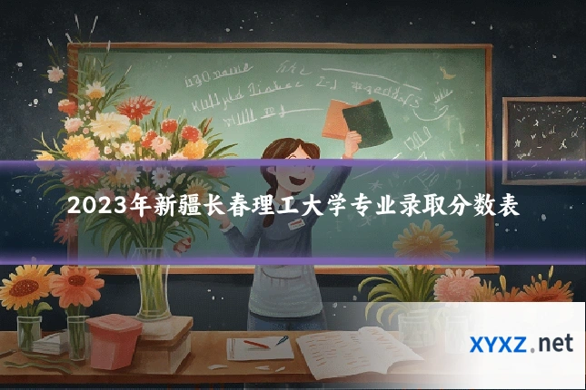 2023年新疆长春理工大学专业录取分数表