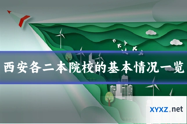 西安各二本院校的基本情况一览